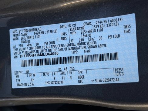Used 2021 Ford Ranger XLT w/ Equipment Group 301A Mid AWD/4WD image 28