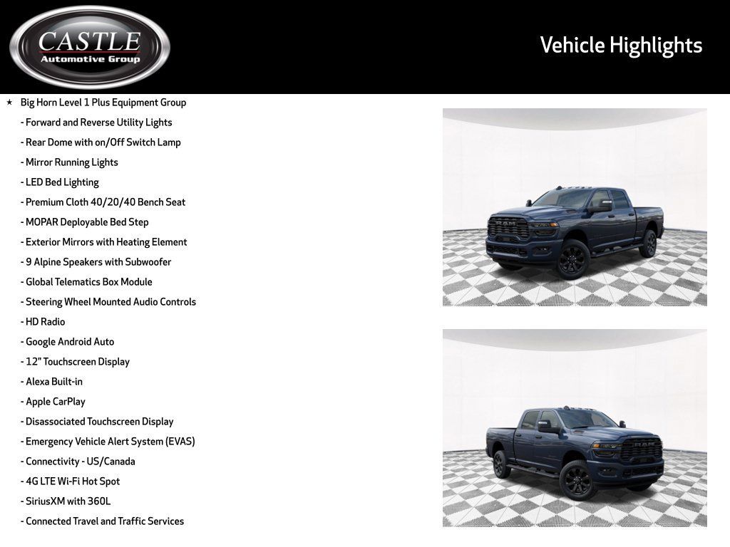 New 2027 RAM 2500 Big Horn AWD/4WD image 6