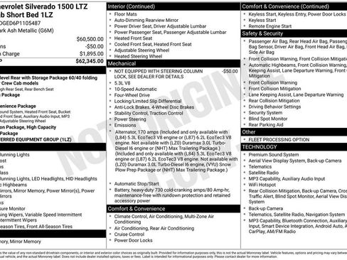 Used 2023 Chevrolet Silverado 1500 LTZ AWD/4WD image 6