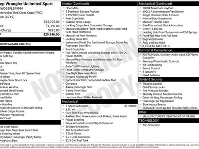 Used 2015 Jeep Wrangler Unlimited Sport