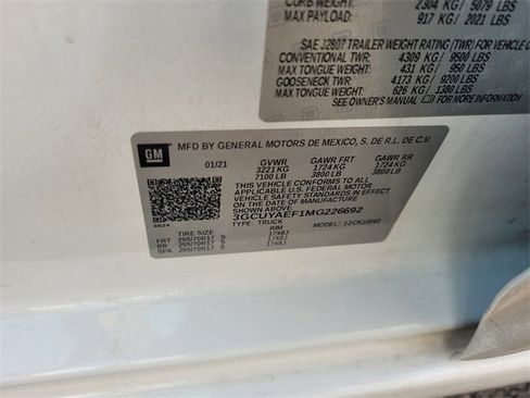 Used 2021 Chevrolet Silverado 1500 W/T w/ WT Fleet Convenience Package image 18