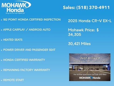 Used 2025 Honda CR-V EX-L image 5