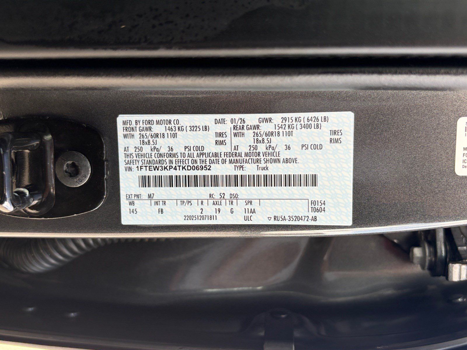 Used 2026 Ford F150 XLT w/ XLT Black Appearance Package RWD image 25