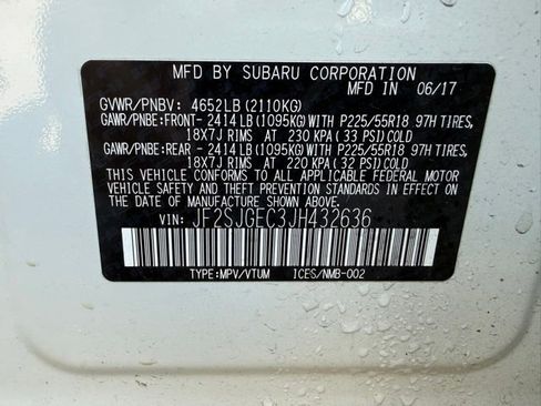 Used 2018 Subaru Forester 2.0XT Premium w/ Popular Package #2A AWD/4WD image 12
