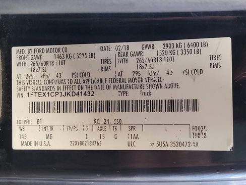 Used 2018 Ford F150 XLT w/ Equipment Group 301A Mid image 33