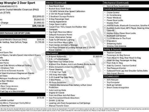 Used 2025 Jeep Wrangler Sport image 5