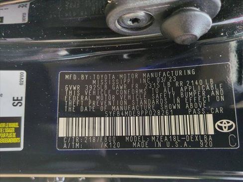 Certified 2023 Toyota Corolla LE FWD image 15