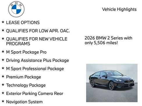 Used 2026 BMW M235i xDrive w/ Technology Package AWD/4WD image 9