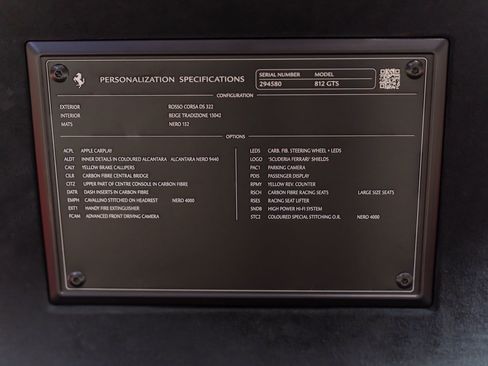 Certified 2023 Ferrari 812 GTS RWD image 60