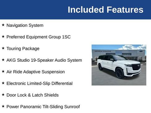 Used 2023 Cadillac Escalade ESV Sport w/ Touring Package AWD/4WD image 5