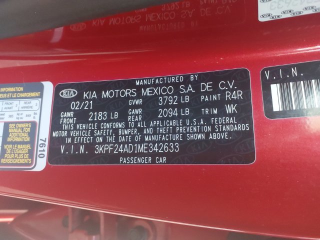 Used 2021 Kia Forte LXS FWD image 25