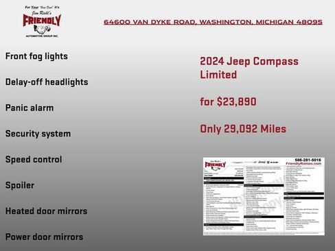 Used 2024 Jeep Compass Limited AWD/4WD image 7
