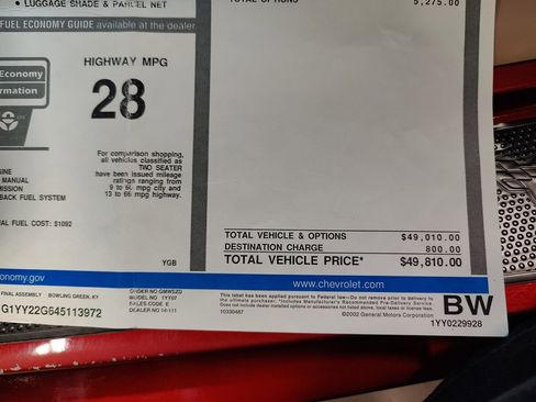 Used 2004 Chevrolet Corvette Coupe w/ Roof Package image 37