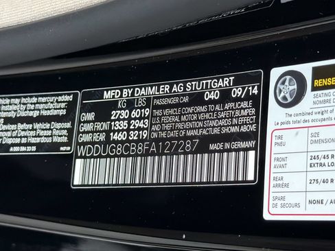 Used 2015 Mercedes-Benz S 550 Sedan image 28