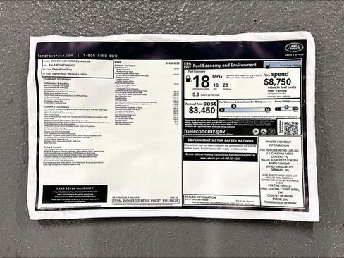 New 2026 Land Rover Defender 130 X-Dynamic SE image 12