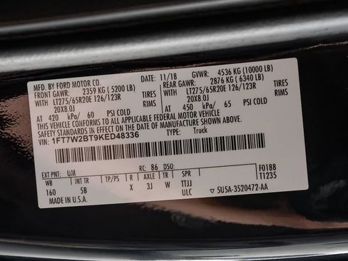 Used 2019 Ford F250 Lariat w/ Lariat Ultimate Package AWD/4WD image 66