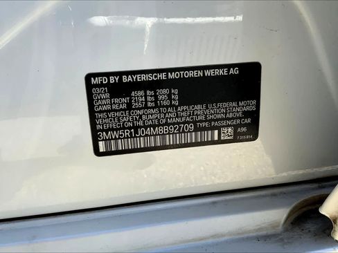 Used 2021 BMW 330i Sedan w/ Driving Assistance Package image 35