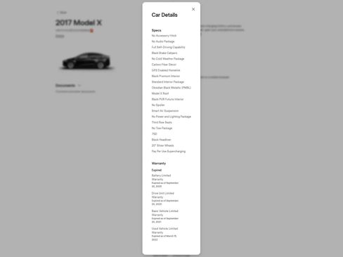 Used 2017 Tesla Model X 75D AWD/4WD image 4