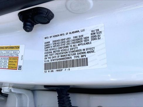 Used 2021 Honda Pilot Elite image 34