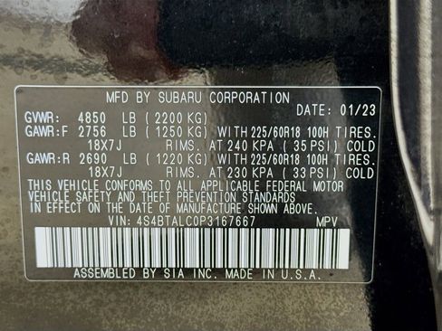 Used 2023 Subaru Outback Onyx Edition AWD/4WD image 29