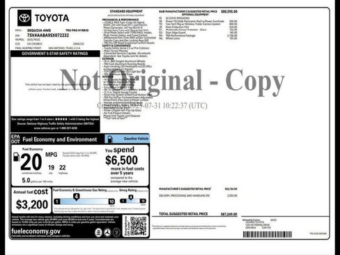 Used 2025 Toyota Sequoia TRD Pro w/ TRD Performance Package (TMS) AWD/4WD image 3