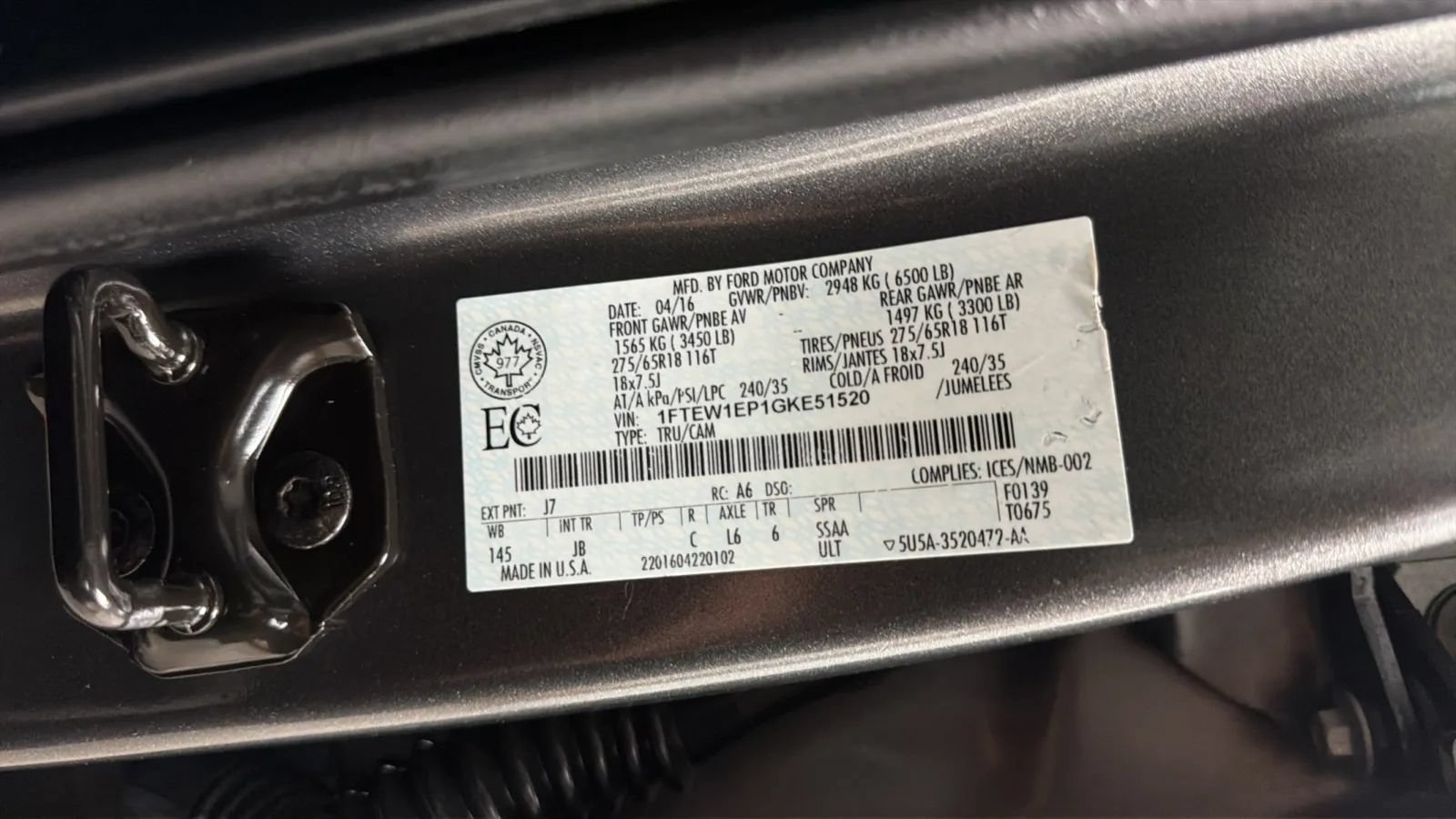 Used 2016 Ford F150 XLT w/ Equipment Group 301A Mid AWD/4WD image 29