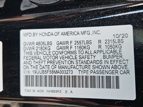 Used 2021 Acura TLX w/ A-SPEC Package FWD image 31