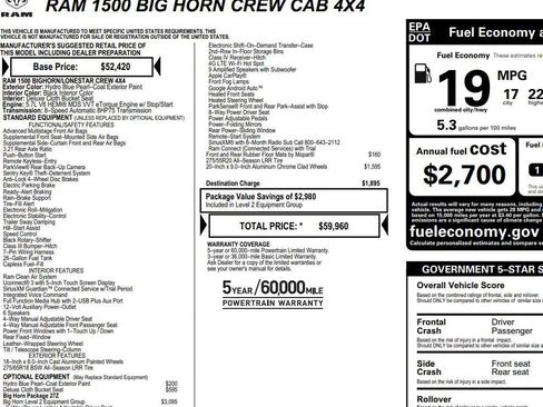 Used 2023 RAM 1500 Big Horn AWD/4WD image 3