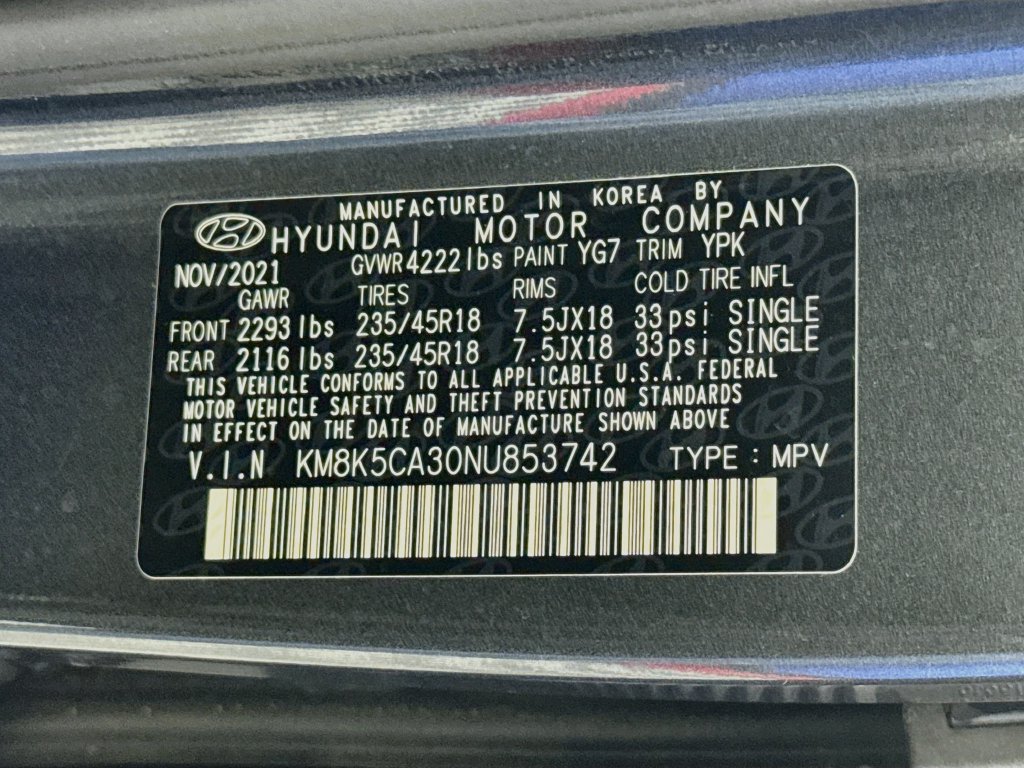 Used 2022 Hyundai Kona Limited AWD/4WD image 33