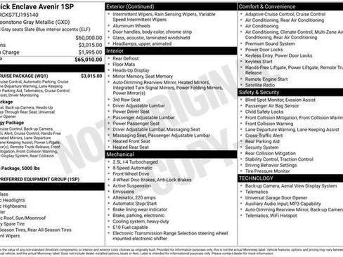 New 2026 Buick Enclave Avenir w/ Super Cruise Package FWD image 29