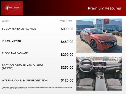 New 2026 Nissan Sentra SV w/ SV Convenience Package FWD image 3