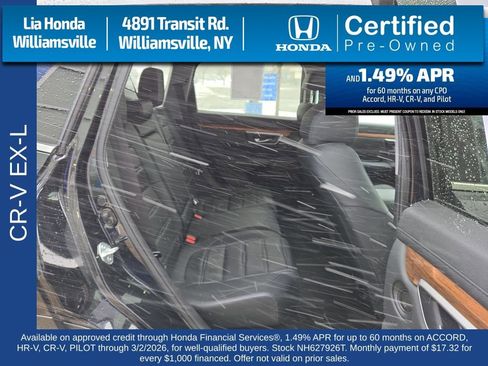 Certified 2022 Honda CR-V EX-L image 32
