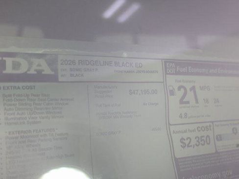 New 2026 Honda Ridgeline Black Edition image 28