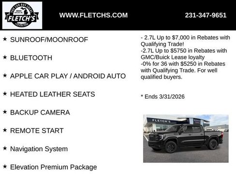 New 2026 GMC Sierra 1500 Elevation image 2