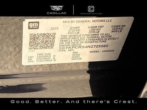 Certified 2024 Cadillac XT6 Premium Luxury w/ LPO, Floor Liner Package image 33