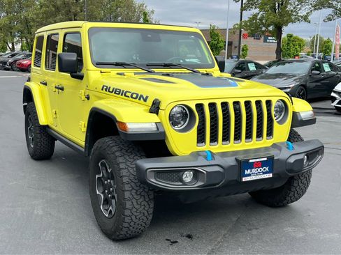 Used 2023 Jeep Wrangler Unlimited Rubicon 4xe w/ Safety Group AWD/4WD image 4