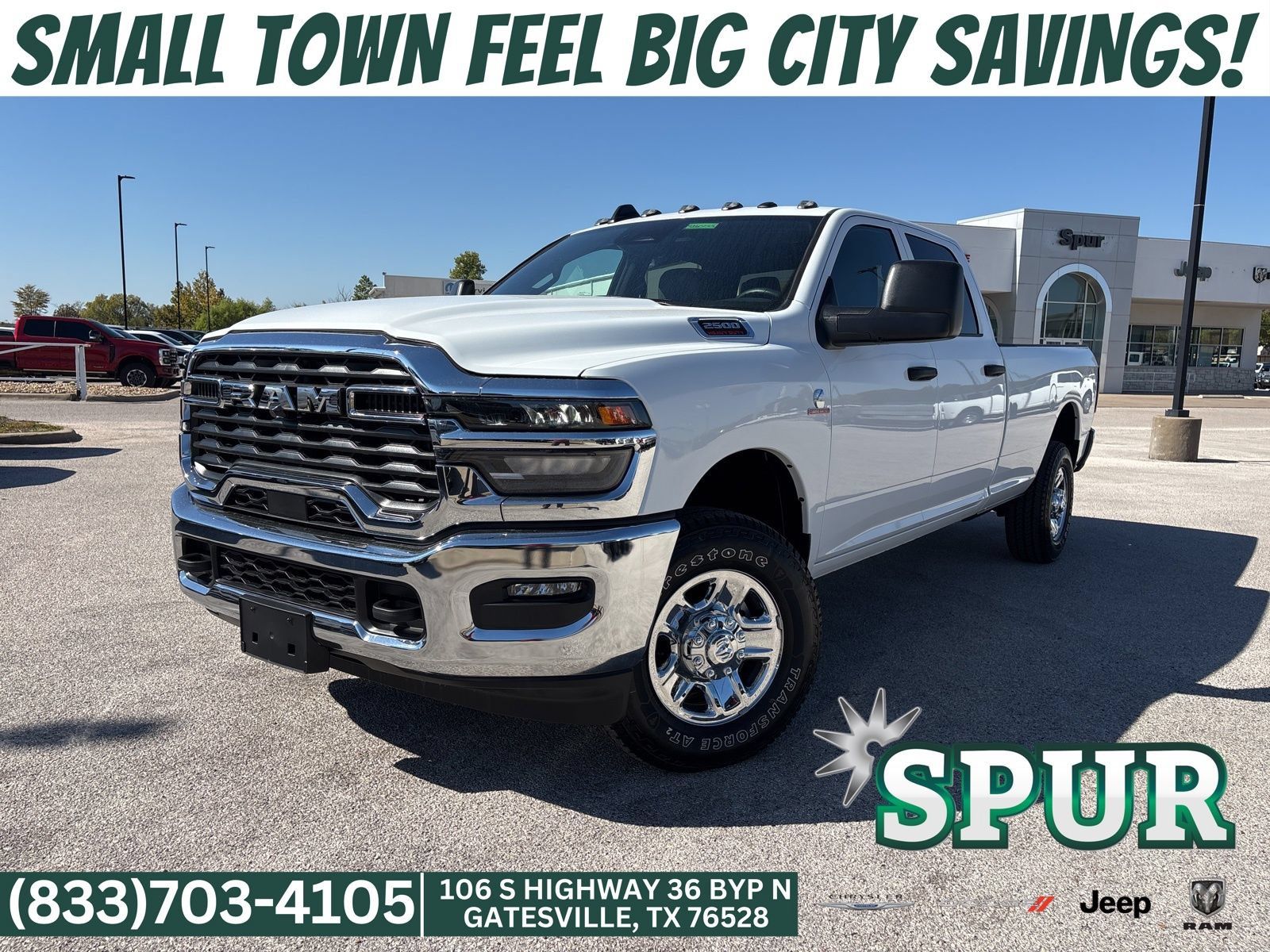 New 2026 RAM 2500 Tradesman w/ Chrome Appearance Group AWD/4WD 360° Tour
