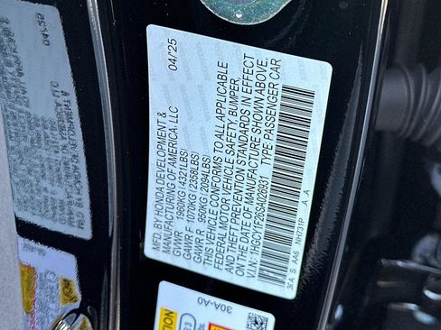 Certified 2025 Honda Accord LX image 26