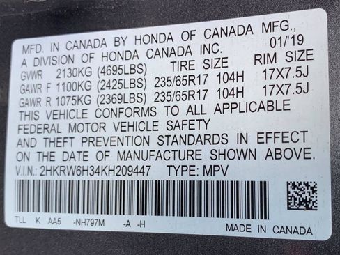 Used 2019 Honda CR-V LX image 38