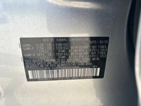 Used 2025 Subaru Outback Wilderness AWD/4WD image 11