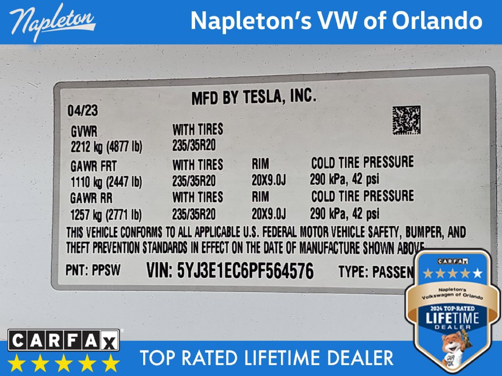Used 2023 Tesla Model 3 Performance AWD/4WD image 36