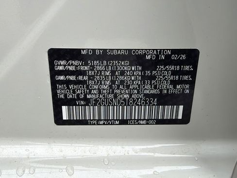 New 2026 Subaru Crosstrek 2.5i Limited AWD/4WD image 32