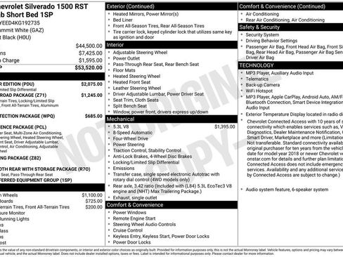 Used 2019 Chevrolet Silverado 1500 RST w/ All-Star Edition AWD/4WD image 38