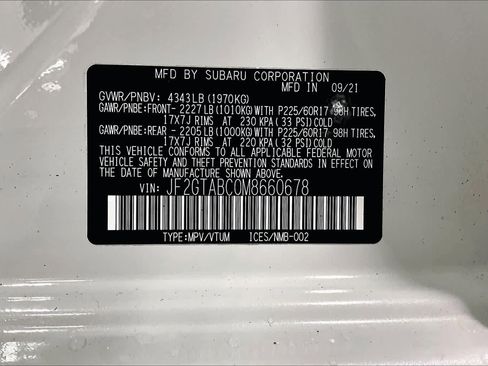 Used 2021 Subaru Crosstrek 2.0i AWD/4WD image 35