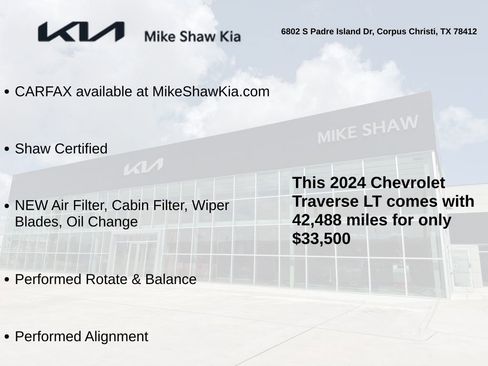 Used 2024 Chevrolet Traverse LT FWD image 3