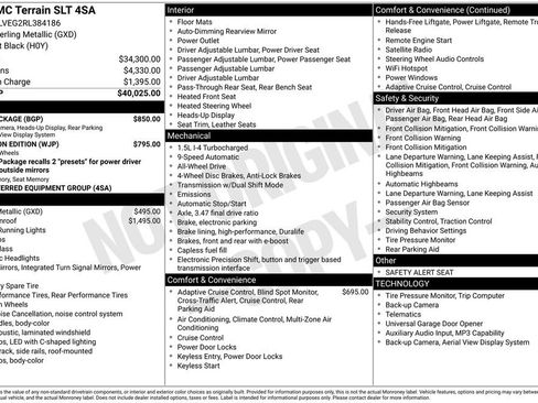 Used 2024 GMC Terrain SLT w/ Tech Package AWD/4WD image 3