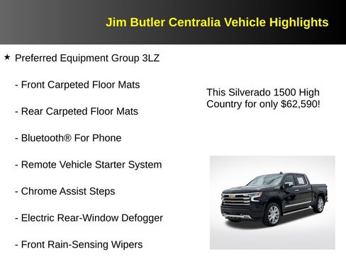 Used 2026 Chevrolet Silverado 1500 High Country AWD/4WD image 17