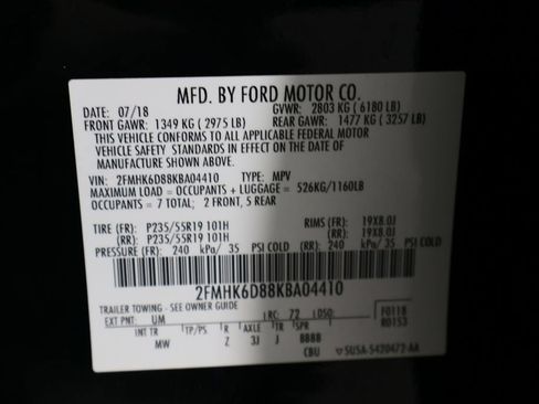 Used 2019 Ford Flex Limited AWD/4WD image 37