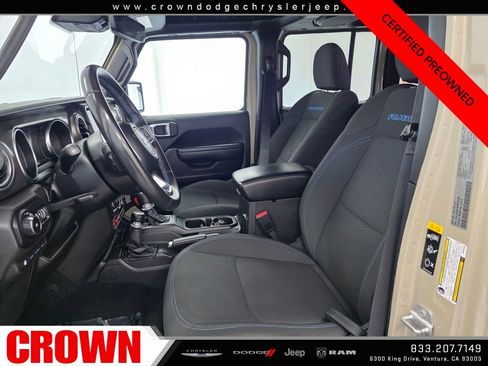 Certified 2022 Jeep Wrangler Unlimited Rubicon 4xe w/ Safety Group image 23