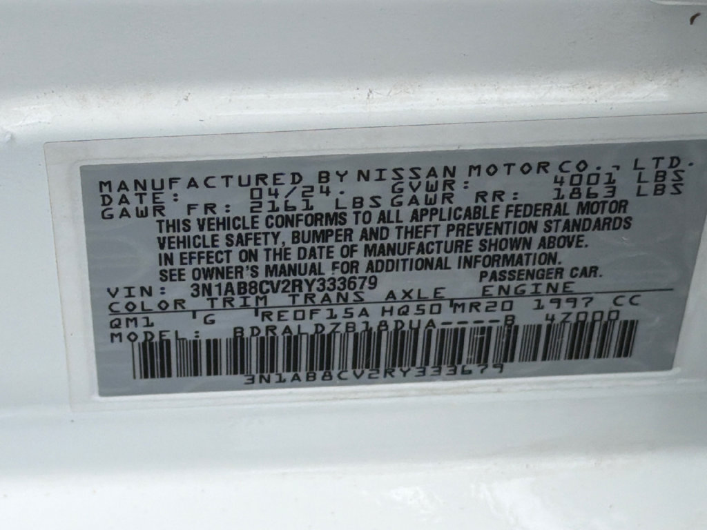 Used 2024 Nissan Sentra SV FWD image 33